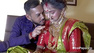 amateur Newly Married Indian Girl Sudipa Hardcore Honeymoon First night sex and creampie - Hindi Audio blowjob